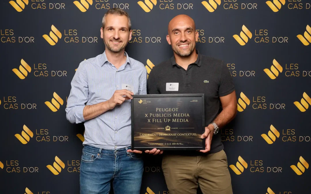 Fill Up Média remporte 2 trophées lors des Cas d’Or DOOH 2025