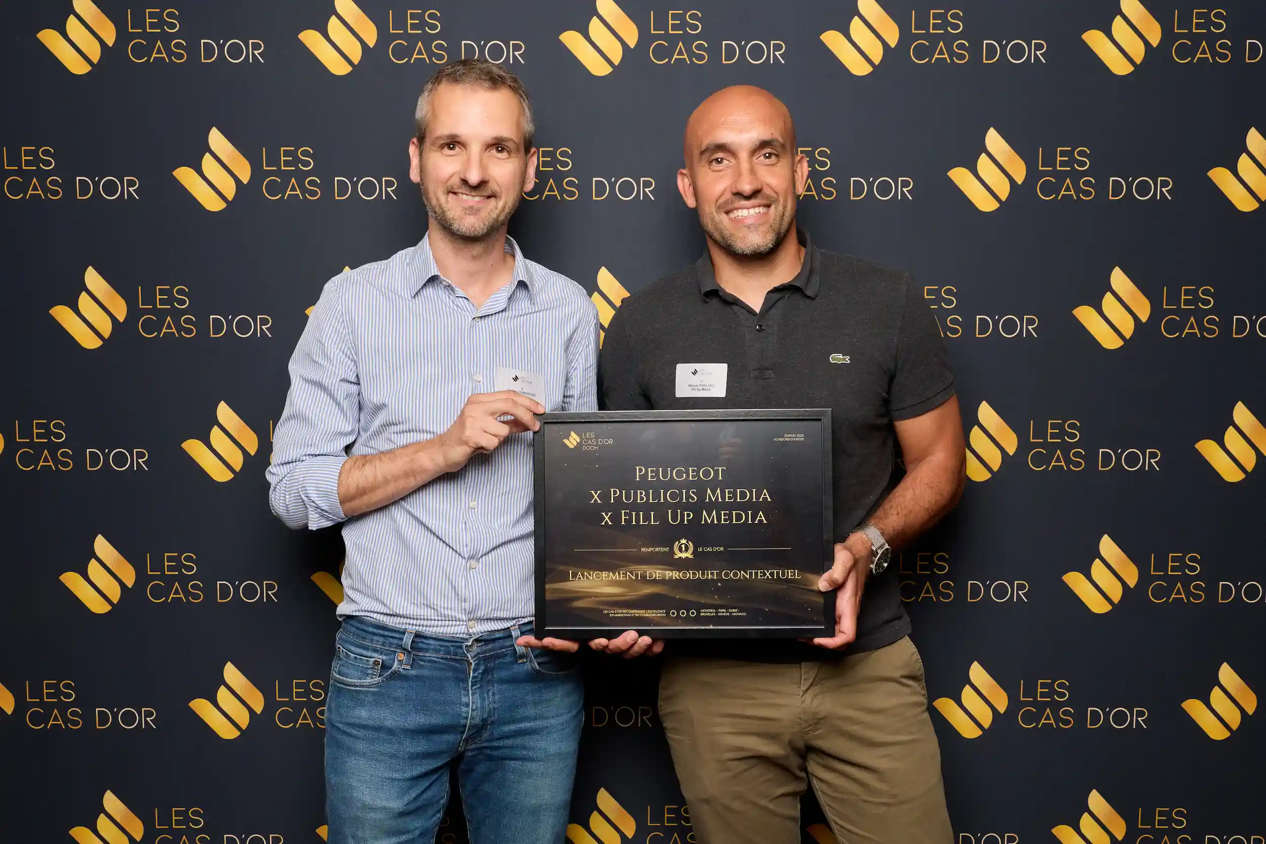 Fill Up Media remporte un cas dor dooh pour sa campagne peugeot
