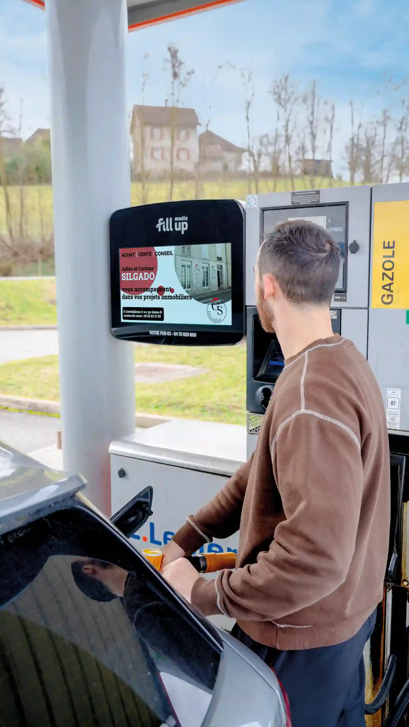 Publicité station-service Publicite station service 1