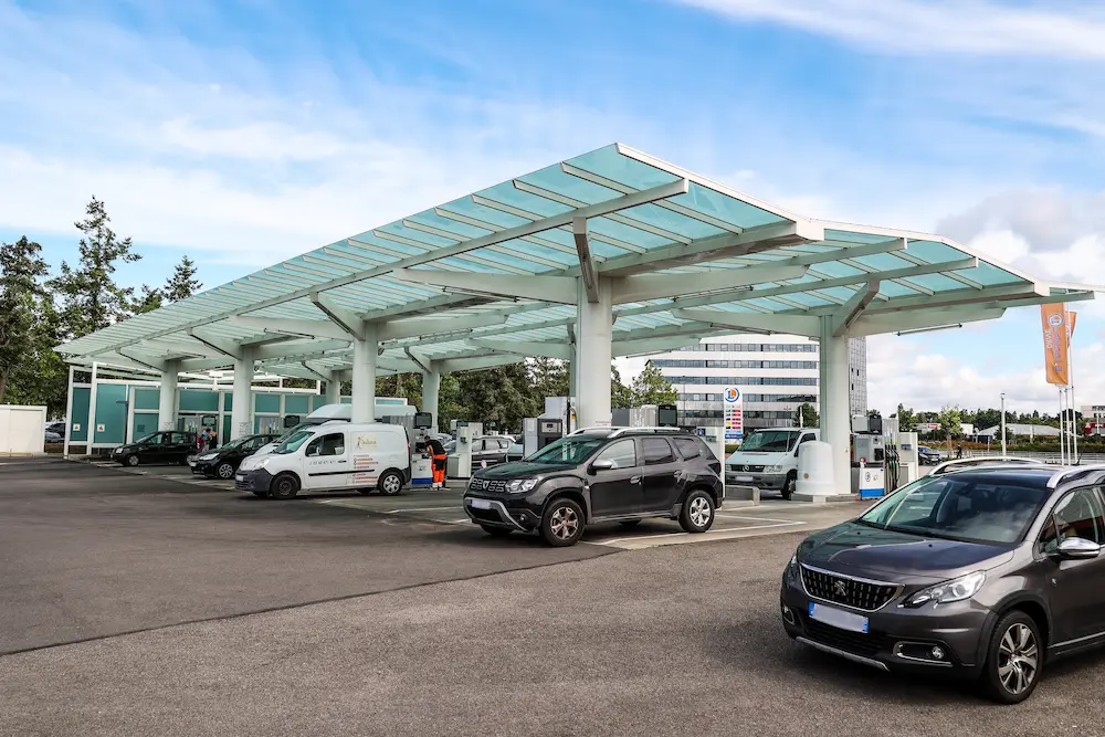 Publicité en station-service E.Leclerc