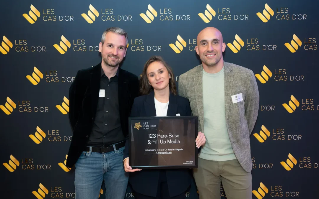 Fill Up Média remporte 3 trophées lors des Cas d&rsquo;Or DOOH 2024